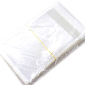 OPP 홍보용 비닐봉투 11cm * 20cm +4cm (일회용 마스크 포장용 접착비닐)투명비닐봉투 200매  -포장용투명비닐/다용도 비닐 다양한사이즈 주문가능